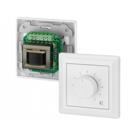 Monacor ATT-512PEU Regulator głośności PA 12W, z 24V przekaźnikiem priorytetowym